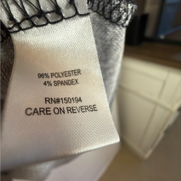 Living Doll Maroon and Gray Long Sleeve Dress - Picture 4 of 7